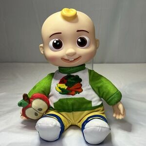 Cocomelon Snack Time JJ Plush Doll 13 Inches Tall Tested And Works